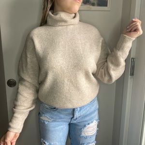 Beige H&M Turtleneck